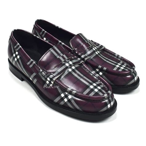 gosha x burberry check leather loafers|Exclusive Collaboration: Gosha Rubchinskiy X Burberry Loafer .